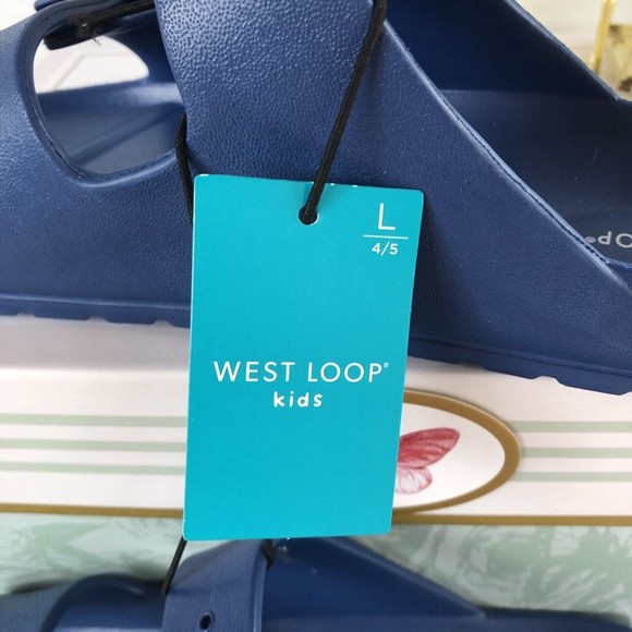 Women's Sandals-Choose Size-4/5 Bright Blue-Waterproof-West Loop - Picture 8 of 15